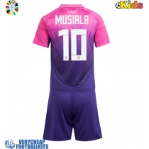 Germany Jamal Musiala #10 Replica Away Minikit Euro 2024 Short Sleeve (+ pants)